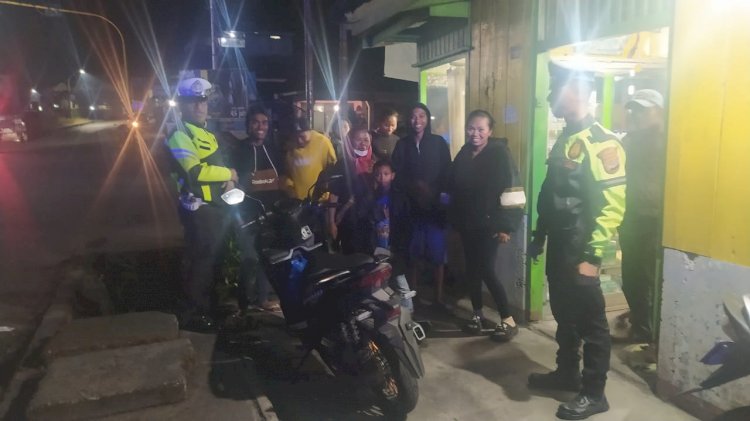 PATROLI KRYD, PAMTURLALIN, DAN HIMBAUAN KAMSELTIBCAR LANTAS DI SEPUTARAN KOTA RUTENG