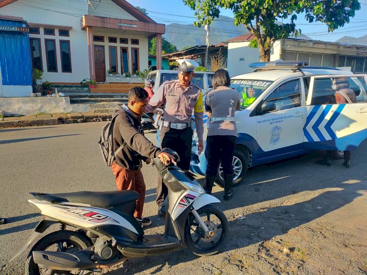 Pelaksanaan Ops Zebra Turangga 2023 di Wilayah Hukum Polres Manggarai Meningkatkan Kesadaran Berlalu Lintas