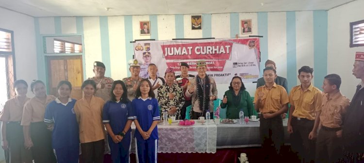 Jumat Curhat Polres Manggarai: Kapolres Ajak Siswa SMK Bina Kusuma Ruteng Berkembang dan Berkualitas