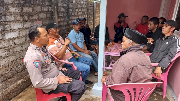 Giat Pencegahan Tindak Pidana Perdagangan Orang, Karkutla, HPR, dan Kenakalan Remaja oleh Bhabinkamtibmas, Sat. Binmas Polres Manggarai