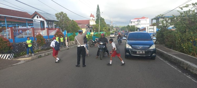 Satuan Lantas Polres Manggarai: Personel Sat Lantas Bersiap Pelaksanaan Gatur Pagi