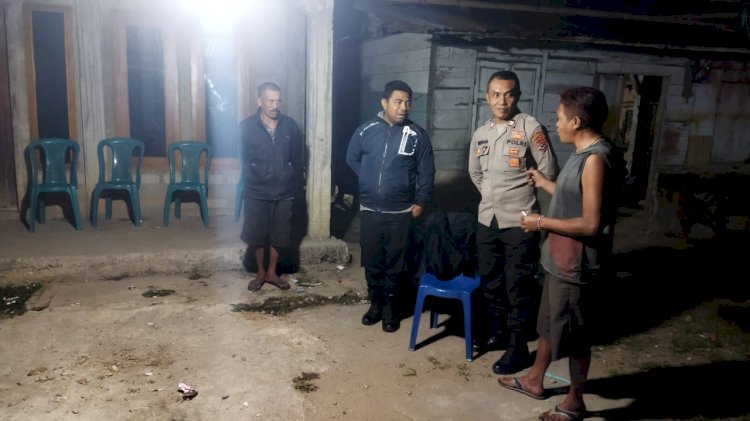 Patroli dan Penggalangan Oleh Anggota Piket Polsek Cibal Meningkatkan Keamanan dan Kondusifitas Wilayah