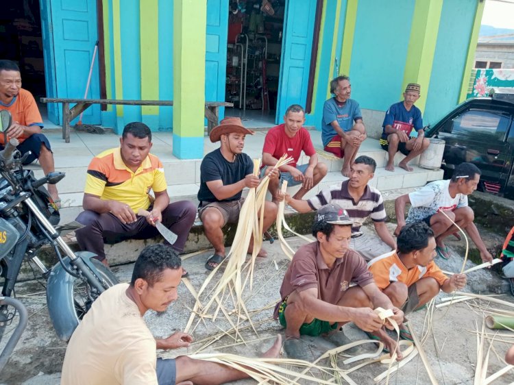 Brigpol Agustinus Yatarten, Bhabinkamtibmas Kecamatan Cibal Barat, Gencar Lakukan Sosialisasi Pencegahan Tindak Pidana