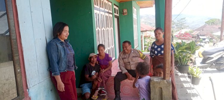 Bhabinkamtibmas Kecamatan Ruteng, Bripka Fransiskus X. N. Janggur, Sosialisasikan Tiga Aspek Penting bagi Masyarakat