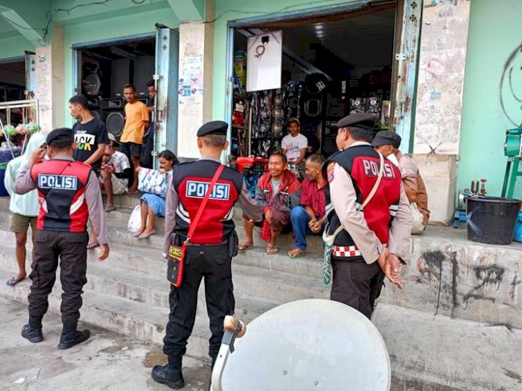 Patroli Samapta Polres Manggarai Tingkatkan Keamanan dan kenyamanan Kota Ruteng