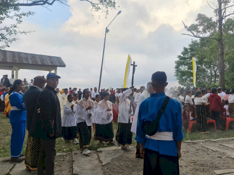 Ibadah Misa Pembukaan Festival Golo Curu 2023 Berlangsung Meriah