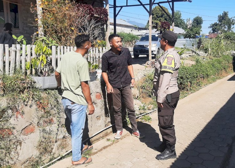 Waspada TPPO, Bhabinkamtibmas BRIPKA Anselmus K. Nongko Tingkatkan Patroli dan Sosialisasi di Kelurahan Golodukal