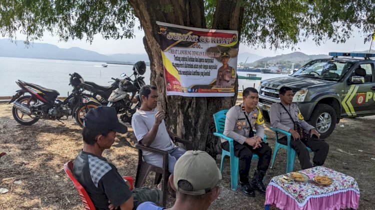 Kapolsek Reo Gelar Jumat Curhat: Masyarakat Sampaikan Keluhan dan Harapan