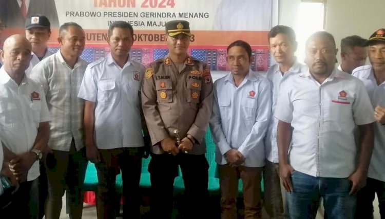 Silahturahmi Kapolres Manggarai Dengan Pimpinan Partai Politik Peserta Pemilu 2024 Di Kabupaten Manggarai