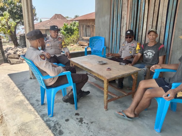 Himbauan Kamtibmas  dan Pencegahan Bencana di Kampung Lebang