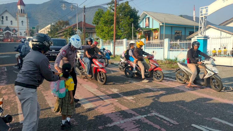 KBO Lantas IPTU FERDI BATUK Berikan Arahan Tugas dan Pamturlalin