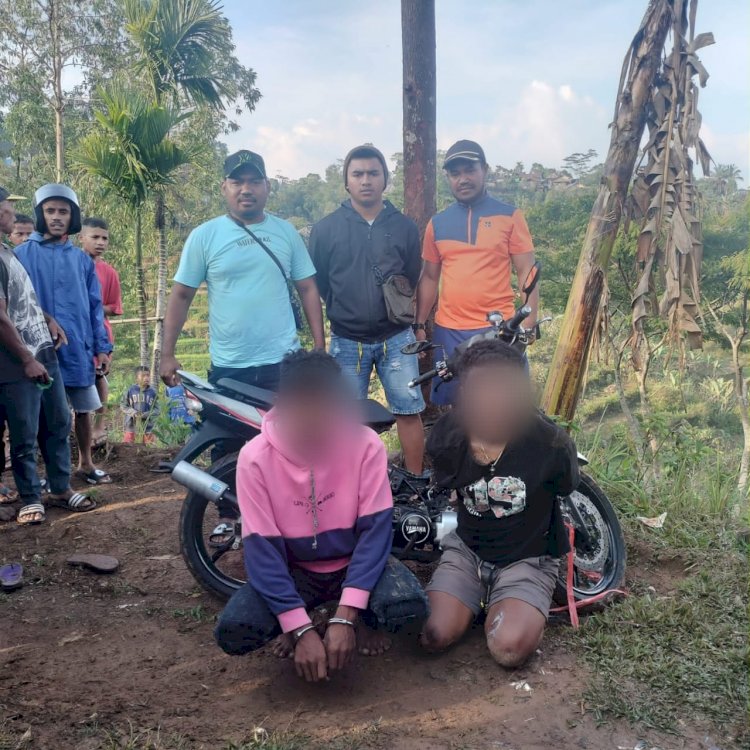 Unit Jatanras Polres Manggarai Mengamankan Pelaku Pencurian Sepeda Motor di Ruteng