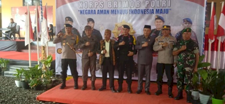 Kapolres Manggarai Hadiri Syukuran Peringatan Hari Ulang Tahun Brimob Ke-78