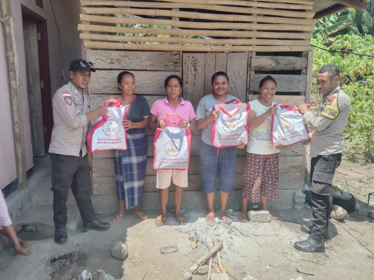 Antisipasi TPPO, HPR, Curanmor, dan Sosialisasi Pencegahan Kebakaran Hutan dan Lahan di Desa Hilihintir dan Desa Cambir Leca