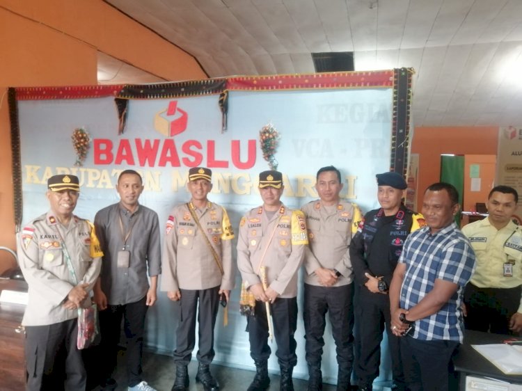 Karo Ops Polda NTT, Supervisi Operasi Mantap Brata 2023-2024 di Polres Manggarai