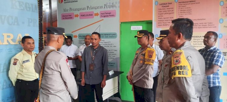 Karo Ops Polda NTT, Supervisi Operasi Mantap Brata 2023-2024 di Polres Manggarai