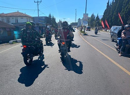 Patroli Gabungan TNI-POLRI di Kabupaten Manggarai, Ciptakan situasi Kamtibmas yang Kondusif