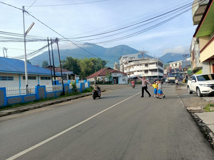 Apel Pagi Satuan Lalu Lintas Polres Manggarai