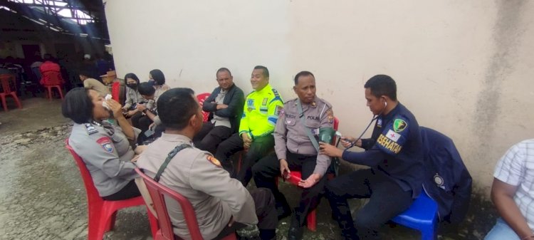 Operasi Mantap Brata: Sidokkes Polres Manggarai Pastikan Kesehatan Personil Pengamanan Kampanye