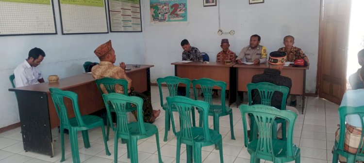 Bripka Fransiskus X. N. Janggur Sosialisasikan Kamtibmas di Ruteng, Manggarai