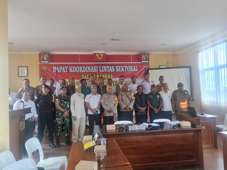 Polres Manggarai Gelar Rapat Koordinasi Lintas Sektor dalam rangka Operasi Lilin Turangga 2023