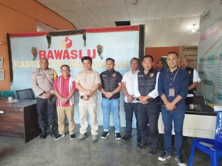 Pamatwil Operasi Mantap Brata Monitor Persiapan Pemilu Di Wilayah Polres Manggarai