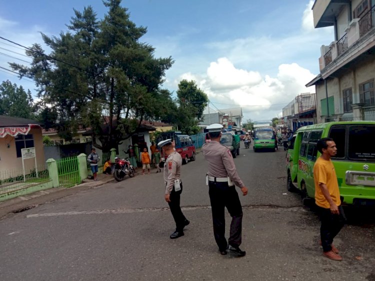 Patroli KRYD, PAMTURLALIN, dan Himbauan KAMSELTIBCAR Lantas di Seputaran Kota Ruteng Menjelang Tahun Baru 2024