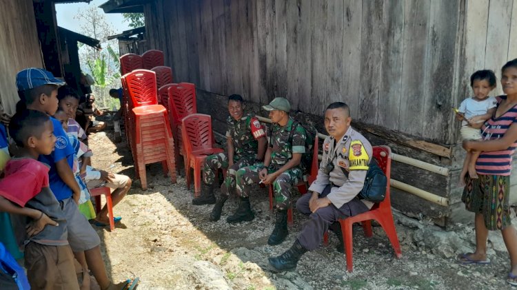 BhabinKamtibmas: Aipda Kornelius Jemarus Himbau Warga di Desa Benteng Tubi