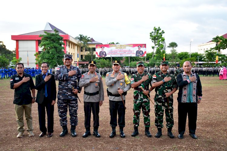 Seremoni Penyerahan Pataka Polda NTT: Menandai Era Baru dalam Kepemimpinan Kapolda.-