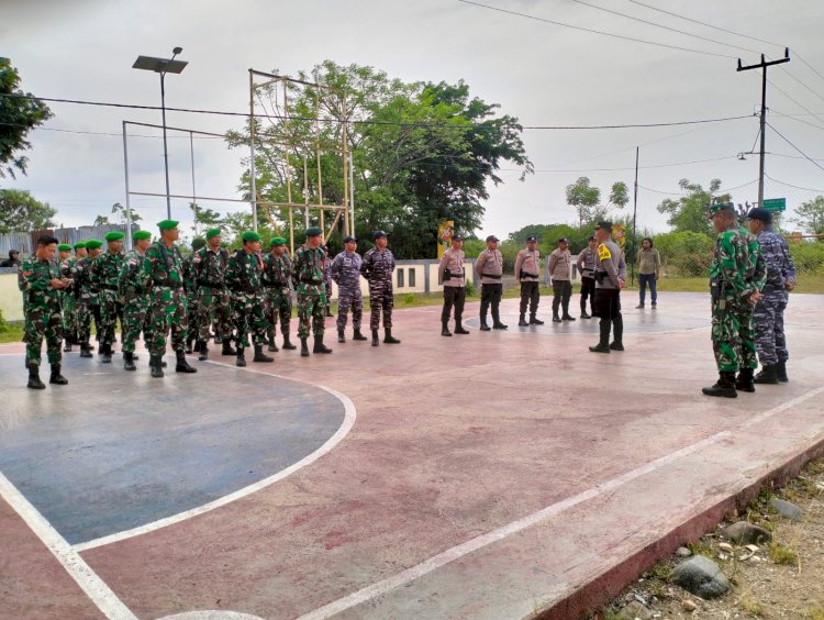 Polsek Reo Gelar Apel Gabungan Persiapan Patroli dan Pengamanan Malam Tahun Baru 2024