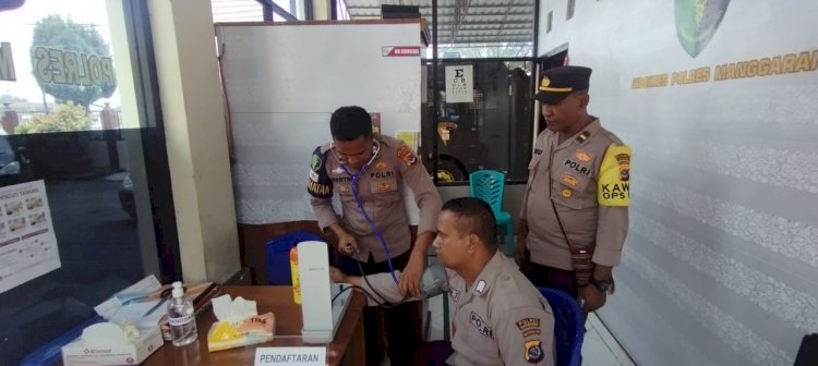 Kasidokkes Polres Manggarai Gelar Pemeriksaan Kesehatan dan Konsultasi untuk Seluruh Personel