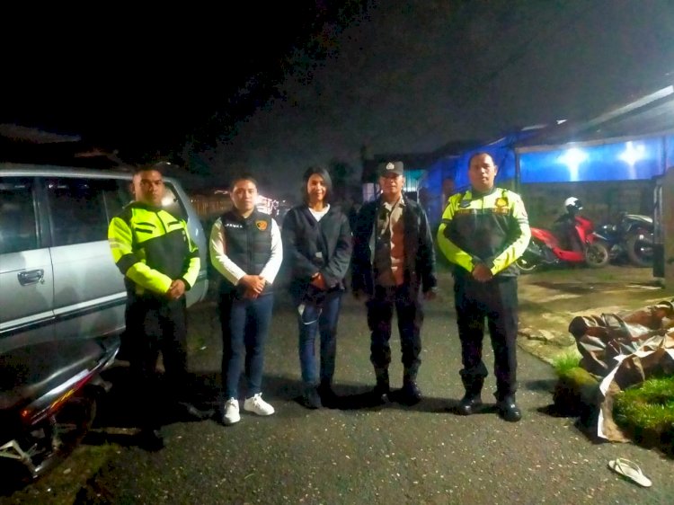 Operasi Mantap Brata: Personil Polres Manggarai Lakukan Pengamanan Ketat pada Kampanye Caleg HANURA di Manggarai I