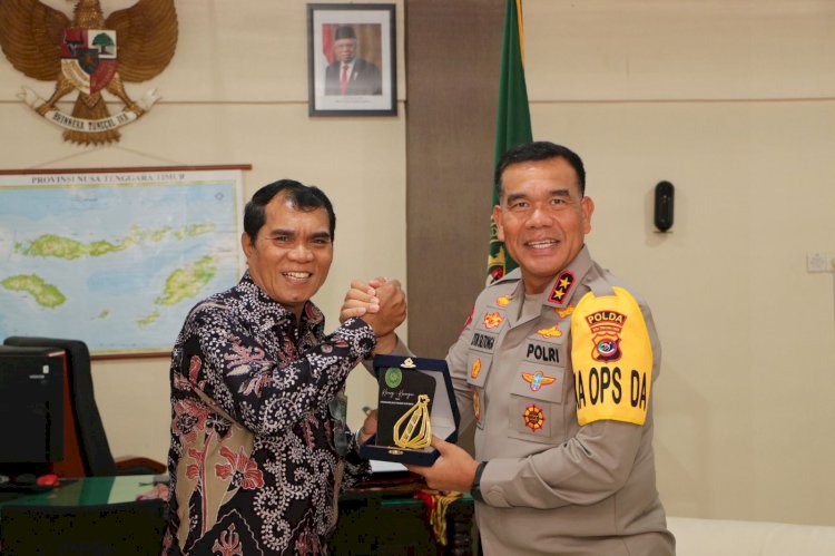 Kapolda NTT Pererat Sinergi dengan Pengadilan Tinggi Kupang.-