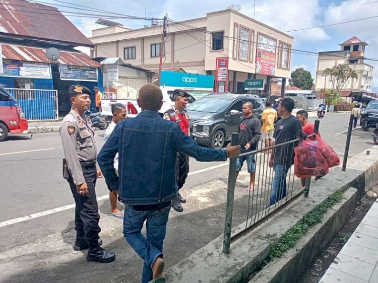 Patroli Samapta Polres Manggarai Jaga Stabilitas Kamtibmas di Ruteng