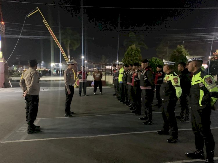 Patroli Malam Polres Manggarai Berhasil Tertibkan Knalpot Brong