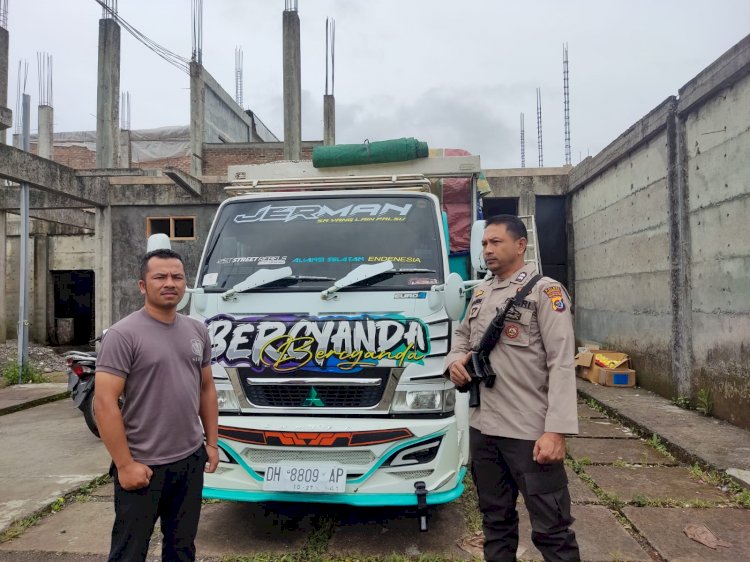 Operasi Mantap Brata: Personil Pengamanan Gudang Logistik KPU Kabupaten Manggarai