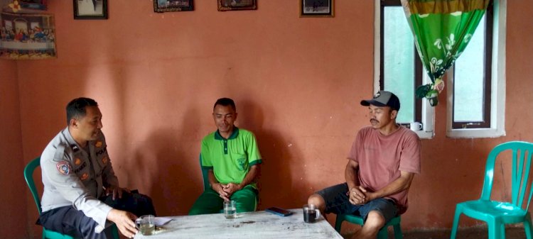 Patroli dan  Sambang Kapospol/Kanit Binpolmas, Sat. Binmas Polres Manggarai di Rahong Utara