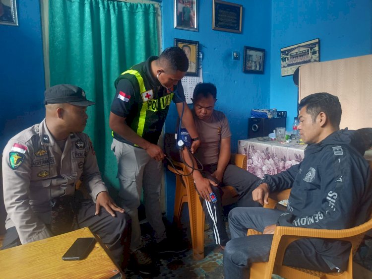 Kasiddokes Polres Manggarai: Home Visit Pnpp Anggota Polres Manggarai Yang Sakit