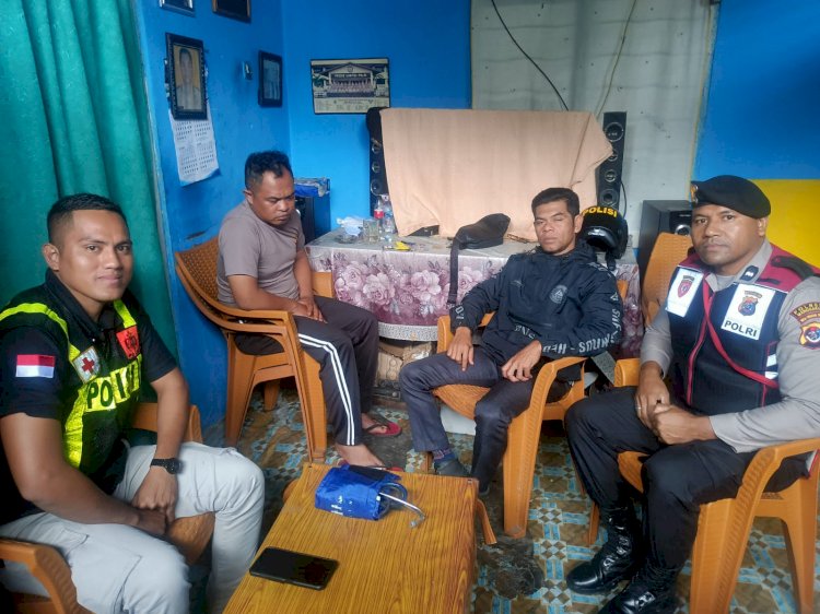 Kasiddokes Polres Manggarai: Home Visit Pnpp Anggota Polres Manggarai Yang Sakit