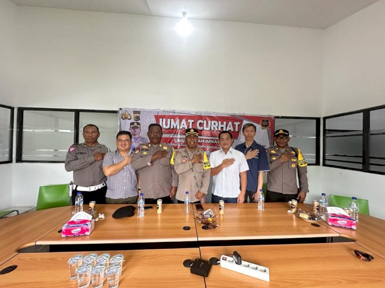 Jumat Curhat Polres Manggarai di PT. FLORESINDO Cabang Ruteng, Serap Informasi dan Keluhan Masyarakat