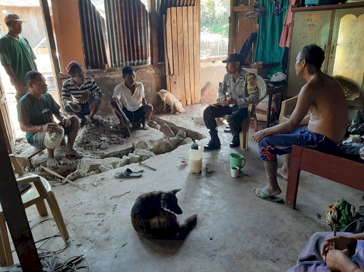 Bhabinkamtibmas Aipda Ridwan N Lubalu, Lakukan Patroli dan Sambang di Desa Tengku Lese