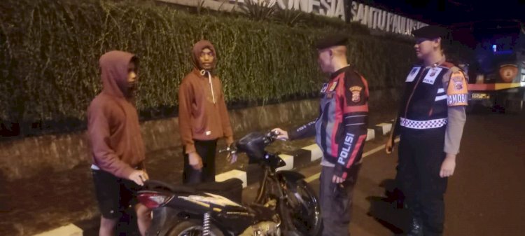 Patroli Gabungan Polres Manggarai Razia Knalpot Tidak Sesuai Spesifikasi Teknis