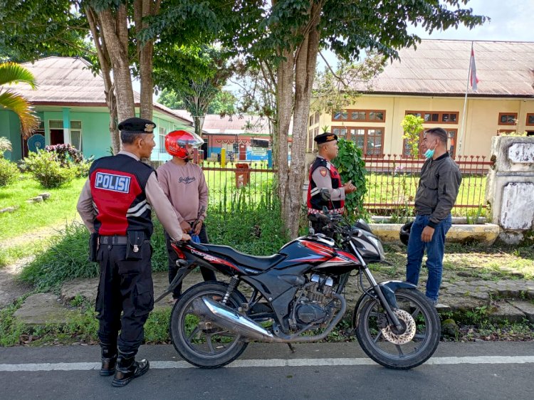 Patroli Samapta Polres Manggarai Jaga Situasi Kamtibmas Kondusif di Ruteng