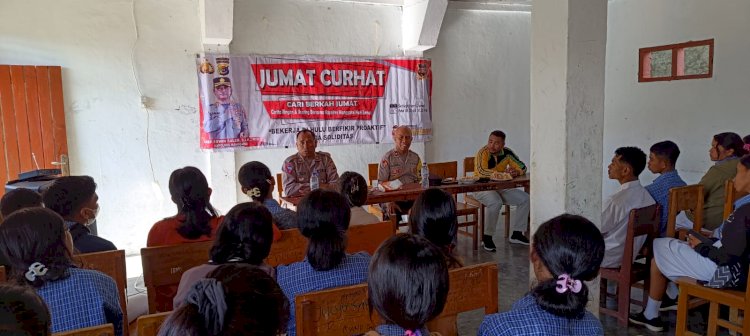 Jumat Curhat : Polres Manggarai Sambangi SMA Widya Bakti Ruteng