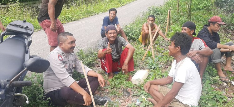 AIPDA Ramly Budiman Sambangi Warga Nontol, Ajak Waspada Terhadap Potensi Bencana dan Pencurian