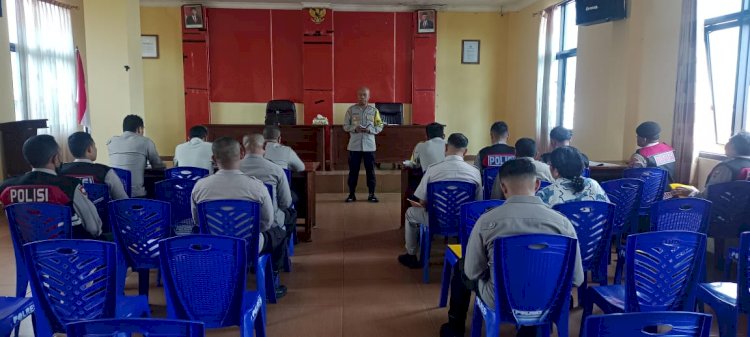 Bimbingan Rohani dan Mental Personel Polres Manggarai untuk Memperkuat Ketahanan Spiritual