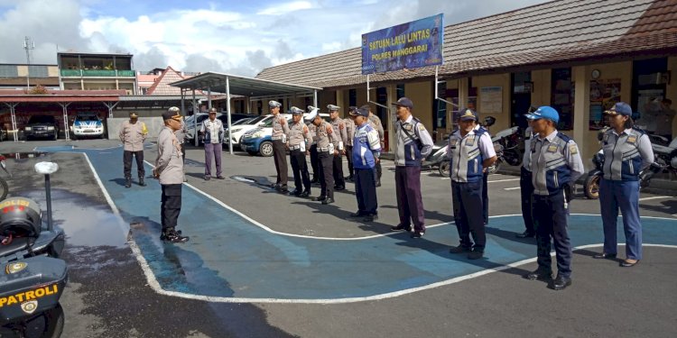 Polres Manggarai Gandeng Dishub, gelar Operasi Keselamatan Turangga 2024 di Kota Ruteng