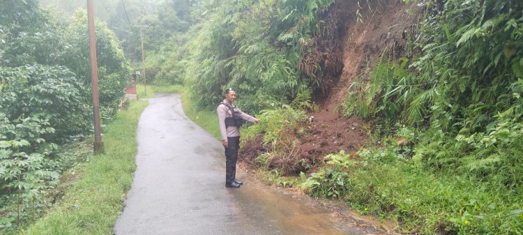 Kanit Binpolmas Sat. Binmas Polres Manggarai Beri Himbauan Pencegahan Bencana Alam