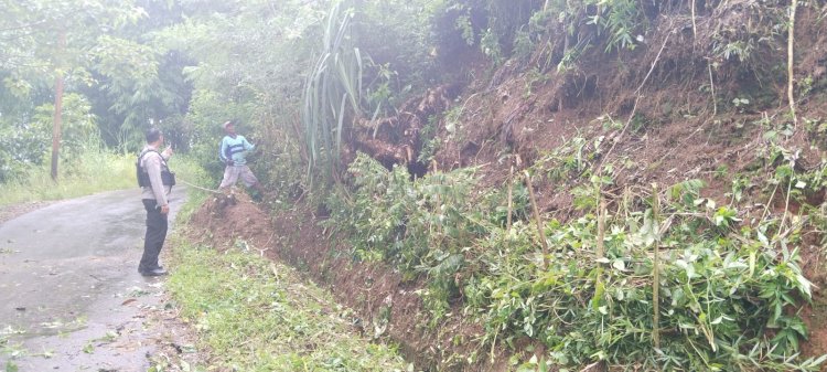 Kanit Binpolmas Sat. Binmas Polres Manggarai Beri Himbauan Pencegahan Bencana Alam