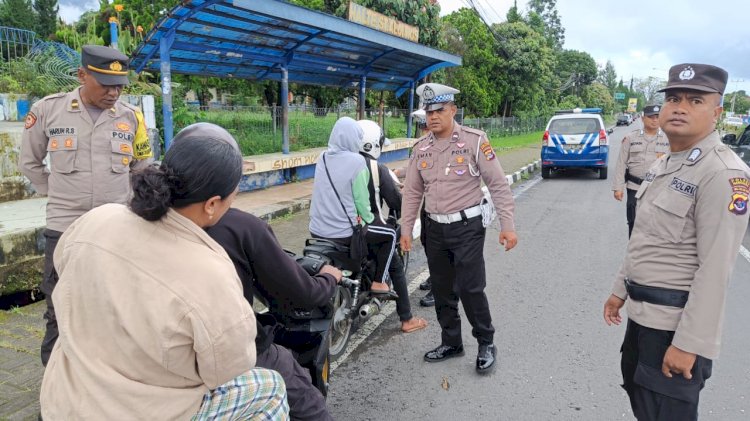 Operasi Keselamatan Turangga 2024 Polres Manggarai Berjalan Lancar